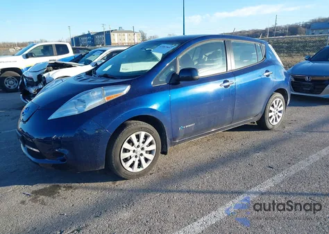 2017 Nissan Leaf S из США, поврежденный, VIN 1N4BZ0CP7HC310914